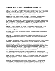 Corrige Dictee 2012 - Dictée Éric