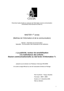 La publicite, vecteur de sensibilisation a la maltr