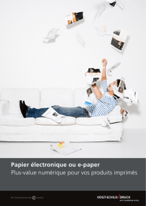 Papier électronique ou e-paper Plus