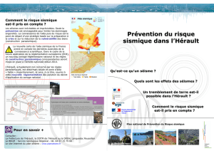 SeismeHerault - DREAL Occitanie