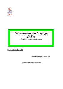 Introduction au langage