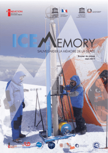 sauvegarder la mémoire de la glace
