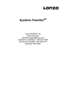 Système FlashGel