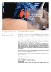 Symposium de cardiologie fœtale