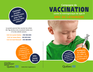 vaccination - CISSS de Chaudière