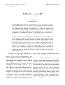 Le Dominique Interactif - Quantitative Methods for Psychology