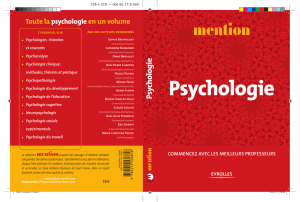 Mention Psychologie - Librairie de Paris
