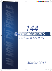 Les 144 Engagements Présidentiels
