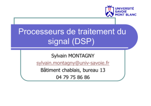 Cours-Processeurs de traitement du signal DSP
