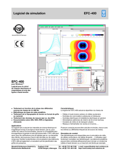 EFC-400 Logiciel de simulation EFC-400