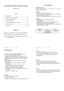 SYSTEMES INFORMATIQUES NFA003 1. Introduction 1.1