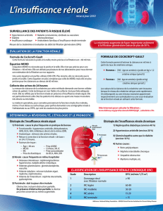 L`insuffisance rénale - La Chaire Coeur/Poumons..