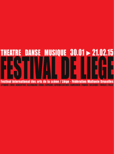 THEATRE DANSE MUSIQUE 30.01 21.02.15