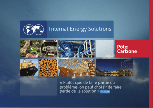 Télécharger la plaquette - Internat Energy Solutions
