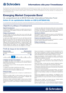 Emerging Market Corporate Bond Un compartiment de