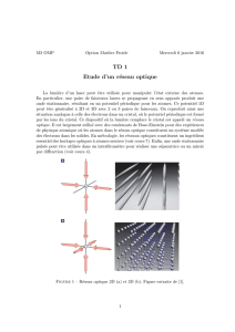 TD 1 Etude d`un réseau optique - Laboratoire de Physique des Lasers