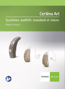 Systèmes auditifs standard et micro