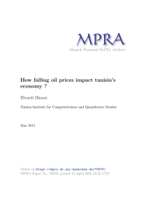 How falling oil prices impact tunisia`s economy