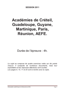Académies de Créteil, Guadeloupe, Guyane