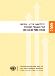 impact de la crise financière et économique mondiale - UN