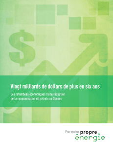 Vingt milliards de dollars de plus en six ans