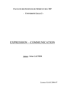 expression – communication