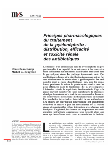 Principes pharmacologiques du traitement de la - iPubli