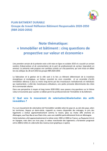 Immobilier et bâtiment : cinq questions de