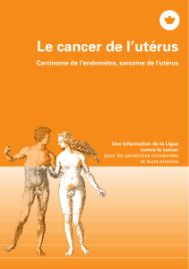 Le cancer de l`utérus