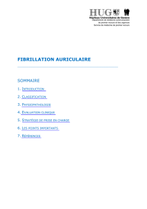 fibrillation auriculaire