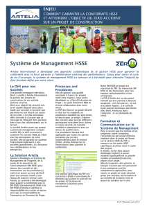 Système de Management HSSE