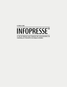 Kit média - Infopresse