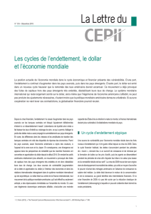 Les cycles de l`endettement, le dollar et l`économie mondiale