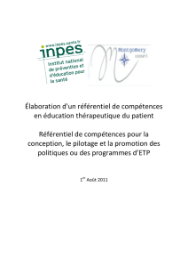 Référentiel de compétences pour la conception, le pilotage
