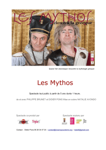 Les Mythos - Théâtre du Grand Rond