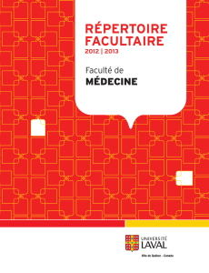 Médecine - Université Laval
