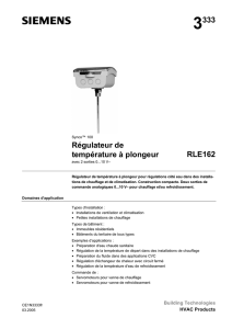 3333 Régulateur de température à plongeur RLE162