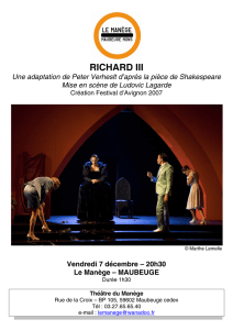 richard iii de william shakespeare - Tandem Arras