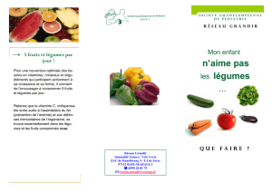 n`aime pas les légumes