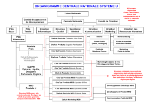 organigramme centrale nationale systeme u