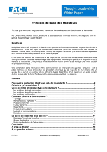 Principes de base des Onduleurs