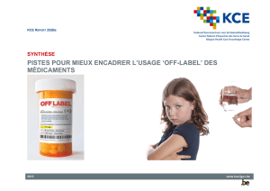 `off-label` des médicaments