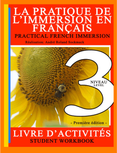 Le verbe parler au présent de l`indicatif