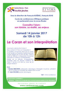 Le Coran et son interprétation