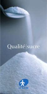 Qualité sucre