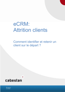 eCRM: Attrition clients