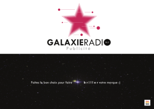 Publicité - GalaxieRadio