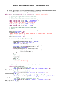 Framework Main Frame Java