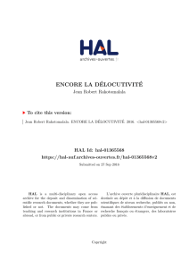 encore la délocutivité - HAL-AUF