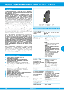 Disjoncteur électronique ESX10-TB-101-DC 24 V-16 A